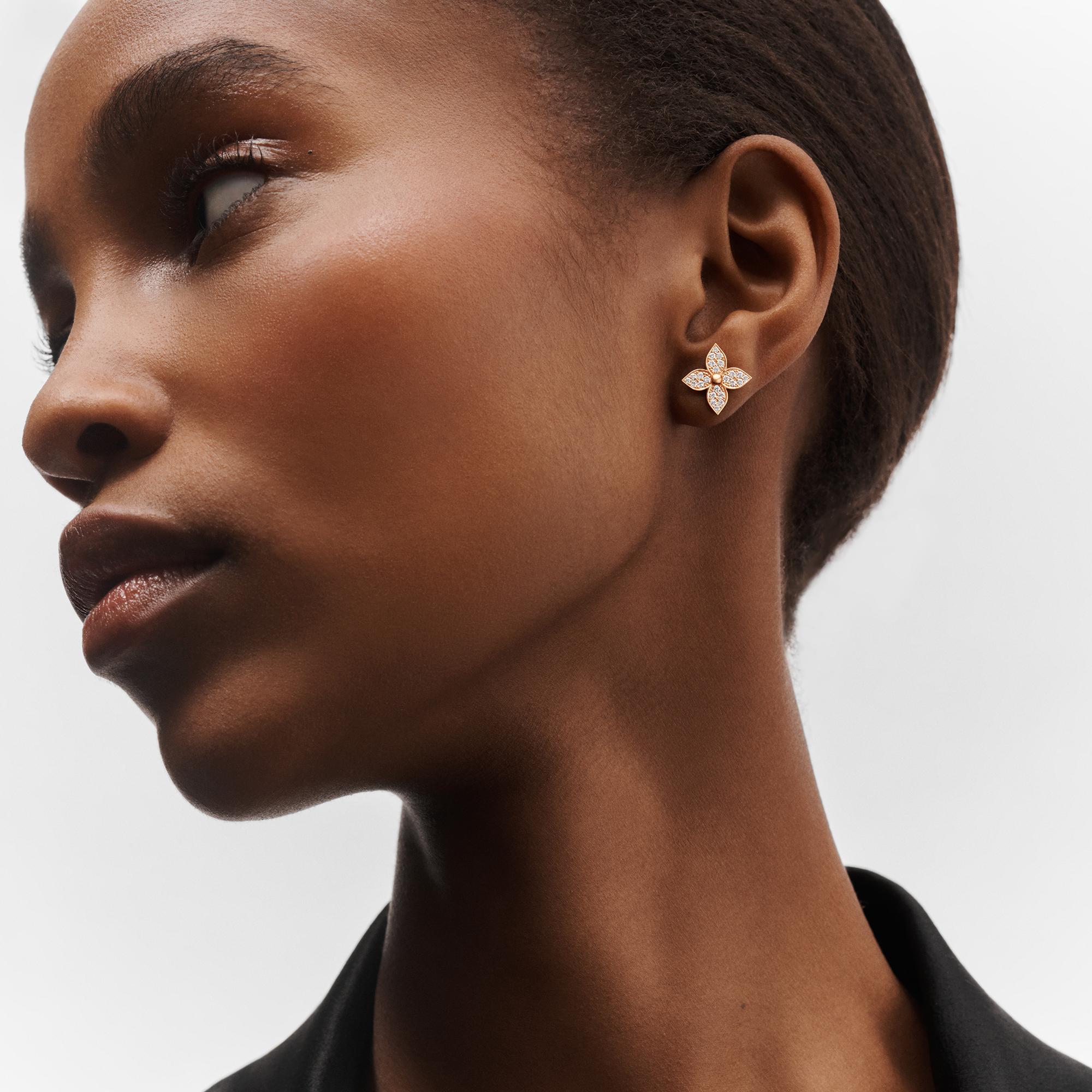 Louis selling Vuitton double flower stud earrings